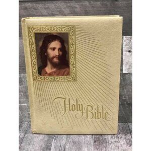 Holy Bible Vintage Fireside Family Large NAB Catholic Edition 1971-1972 Edition